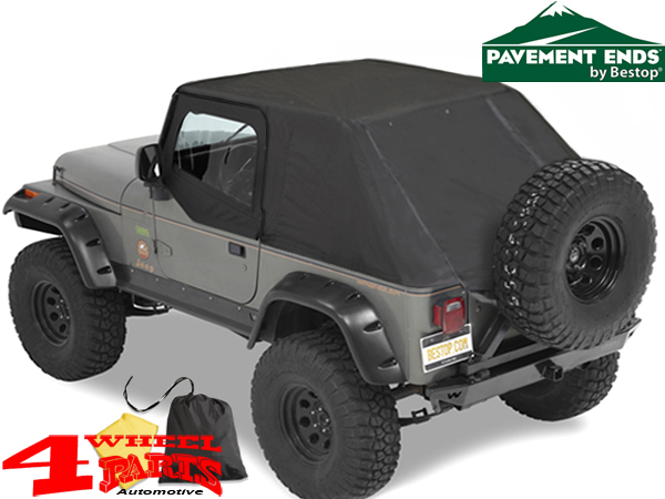 Emergency Top With Stuff Sack & Rain Ponchos Pavement Ends Jeep CJ +  Wrangler YJ year 80-91 | 4 Wheel Parts