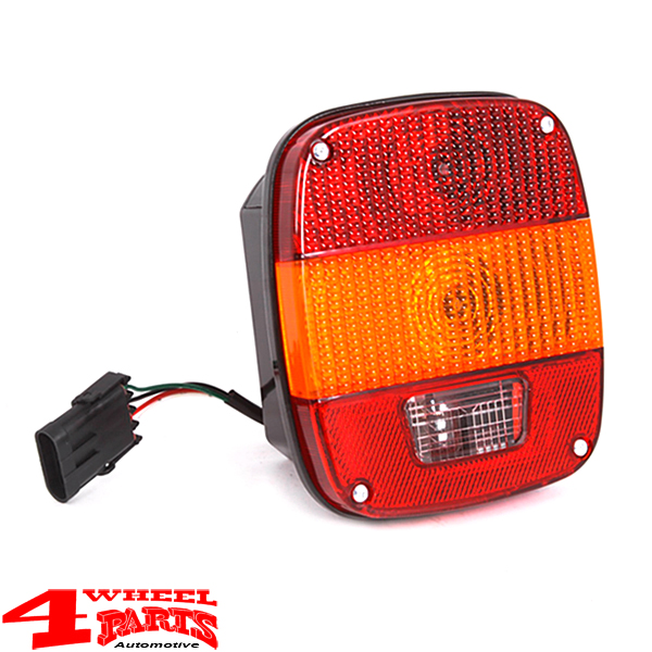 Tail Light Euro Style Left or Right with E-mark Jeep Wrangler YJ year 87-95  | 4 Wheel Parts