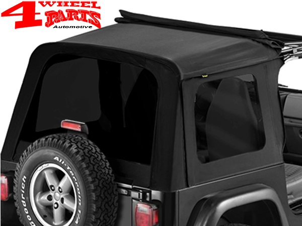 Replacement Tinted Window Kit for Sunrider Soft Top Black Diamond Jeep  Wrangler TJ year 97-06 | 4 Wheel Parts