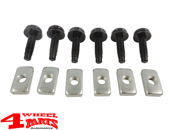 Hardtop Nut and Screw on the body tub rails Jeep Wrangler TJ year 97-06 | 4  Wheel Parts