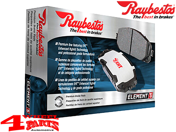 Brake Pad Set Rear EHT Ceramik and Semi-Metallic from Raybestos 