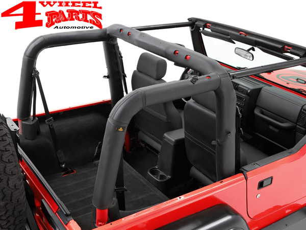 Roll Bar Sport Cover Black Diamond Bestop Jeep Wrangler TJ year 03-06 | 4  Wheel Parts