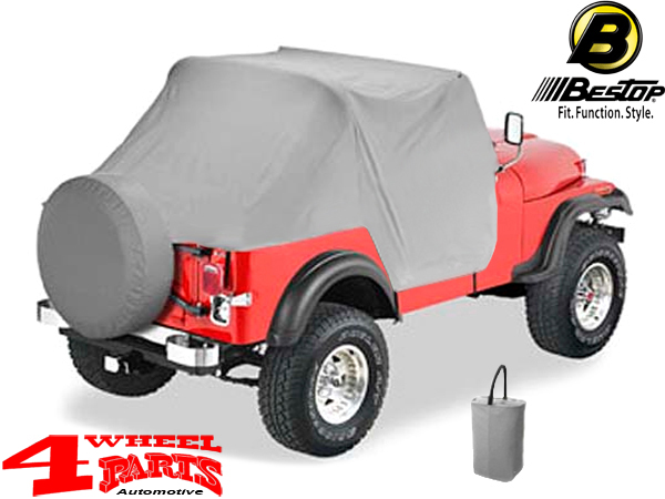 Trail Cover from Bestop Charcoal Denim Jeep CJ + Wrangler YJ year 76-91