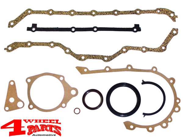 Oil Pan Engine Gasket Set Lower Jeep CJ year 83-86 + Wrangler YJ year 87-91  + Cherokee XJ year 87-91 2,5 L | 4 Wheel Parts