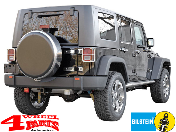 Gas Shock Set for +30-50mm Lift Suspension Bilstein Jeep Wrangler JK year  07-18 2-doors | 4 Wheel Parts
