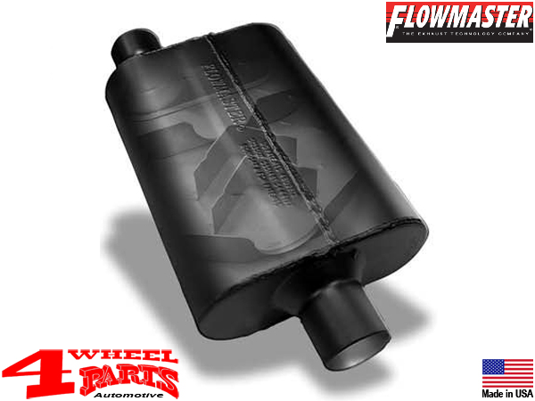 Sport Exhaust Muffler Super 44 from Flowmaster Jeep Wrangler YJ + TJ year  91-06 4 + 6 Cyl. | 4 Wheel Parts