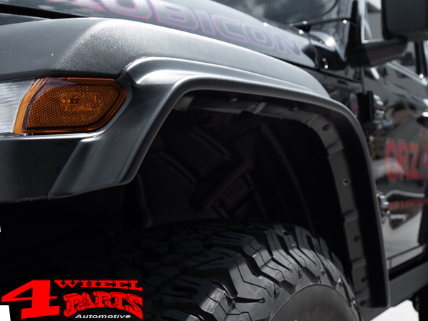 Extended Fender Flares 4 Piece 38mm with TÜV Jeep Wrangler JL year 18-23 |  4 Wheel Parts