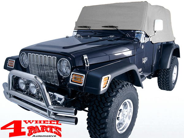 Cab Car Cover Trail Cover Gray Jeep Wrangler YJ TJ year 92-06 | 4 Wheel  Parts