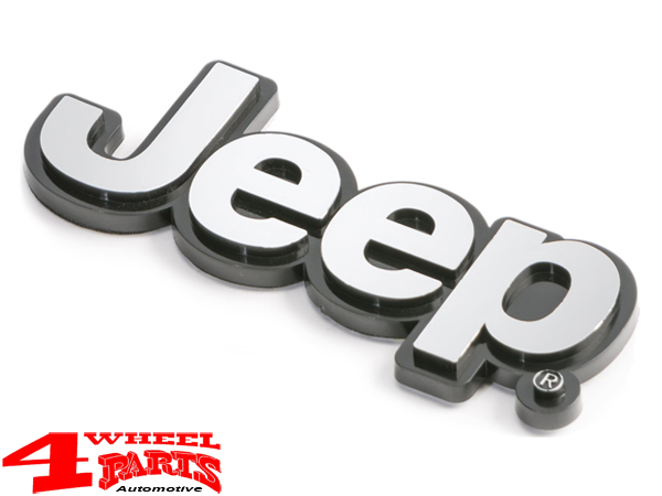 Jeep Emblem Logo Injection Molded Plastic with Chromed Jeep Sign