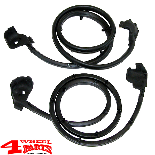 Door Weather Seal Half Doors Left and Right Jeep CJ + Wrangler YJ year 76-95 | 4 Wheel Parts Door Weather Seal Half Doors Left and Right Jeep CJ + Wrangler YJ year 76-95 | 4 Wheel Parts