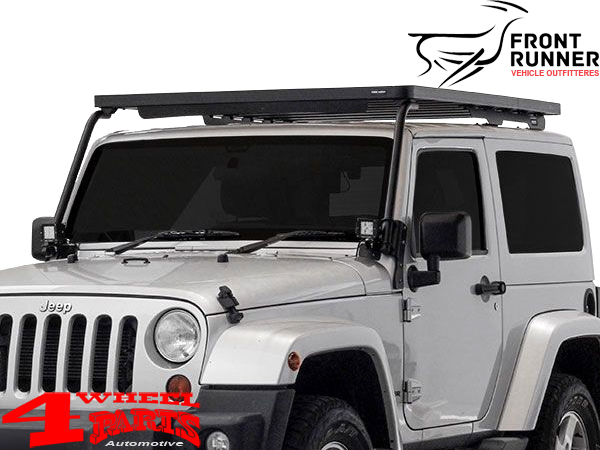 Overhead Roof Rack Slimline II Extreme from Front Runner Jeep Wrangler JK year 07-18 2-doors | 4 Wheel Parts Overhead Roof Rack Slimline II Extreme from Front Runner Jeep Wrangler JK year 07-18 2-doors | 4 Wheel Parts