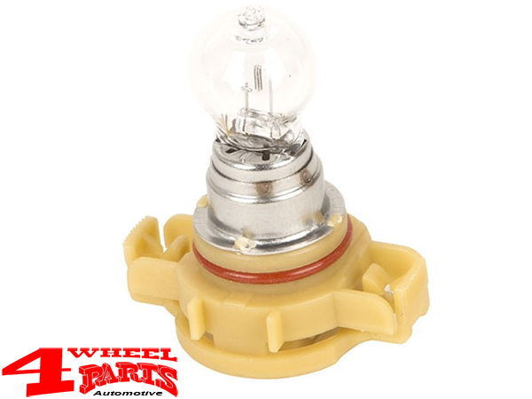 Fog Light Bulb with Socket PSX24W Jeep Wrangler JK JL + Cherokee KL + Grand  Cherokee W2K + Compass MK year 10-23 | 4 Wheel Parts