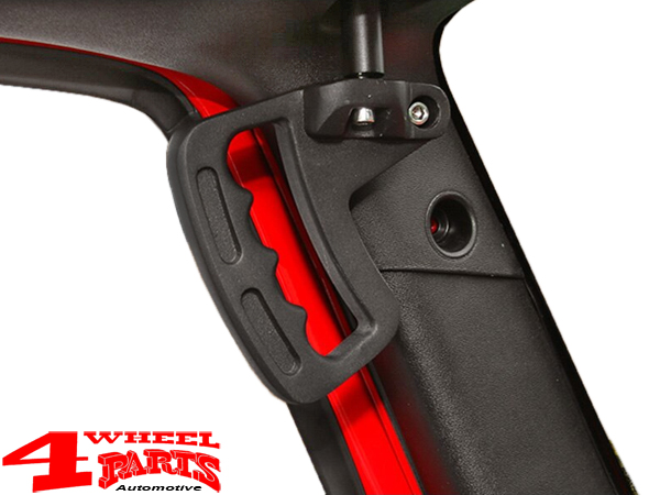 Front Grab Handle Pair Aluminum Black Jeep Wrangler JK + Unlimited year 07-18 2- or 4-doors | 4 Wheel Parts Front Grab Handle Pair Aluminum Black Jeep Wrangler JK + Unlimited year 07-18 2- or 4-doors | 4 Wheel Parts