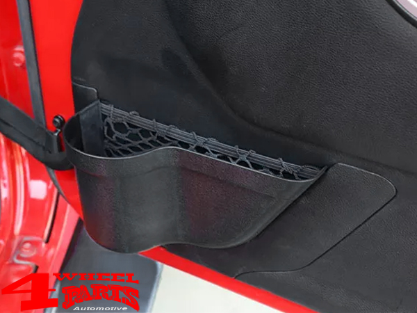 Front Cup Holder Pair on the Doors Jeep Wrangler JK Unlimited year 11-18 2 + 4-doors | 4 Wheel Parts Front Cup Holder Pair on the Doors Jeep Wrangler JK Unlimited year 11-18 2 + 4-doors | 4 Wheel Parts