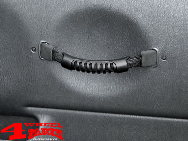 Door Handle Door Pull Straps inner Black Vinyl Jeep Wrangler TJ year 97-06  | 4 Wheel Parts