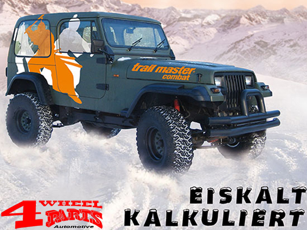 Suspension System Lift Kit Combat from Trailmaster with TÜV +100mm Lift Jeep  Wrangler YJ year 87-95 | 4 Wheel Parts