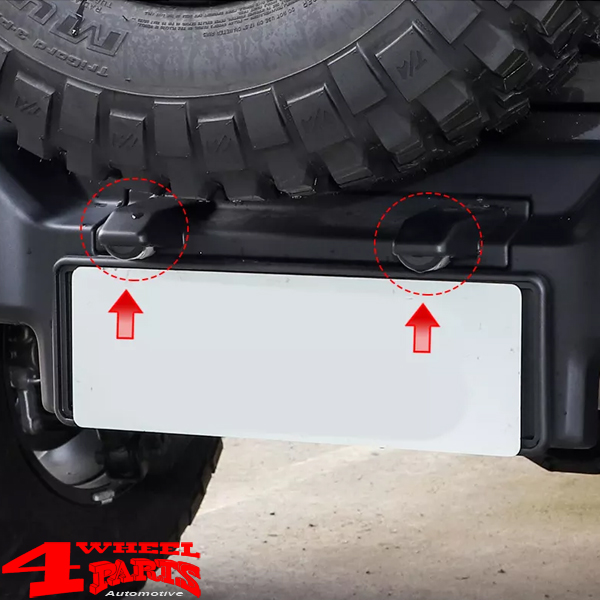 Jeep jl license plate sales light
