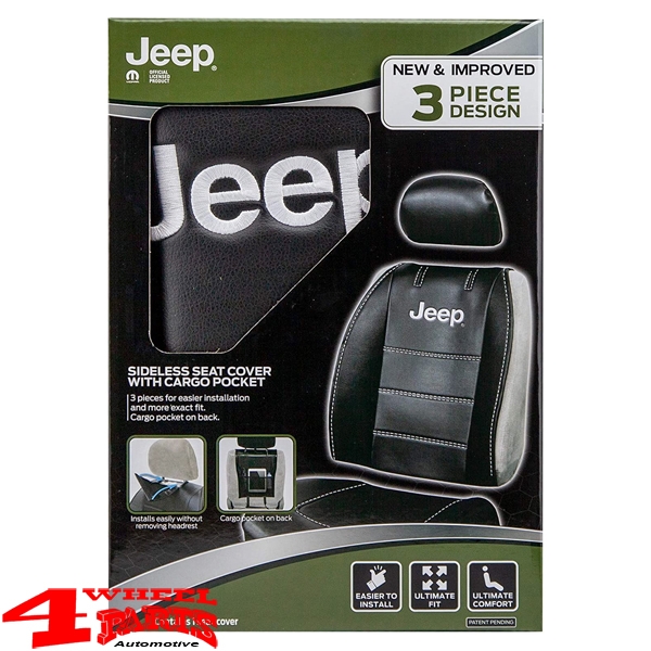 Sitzbezug vorne Deluxe mit "Jeep" Logo Wrangler JK JL JT