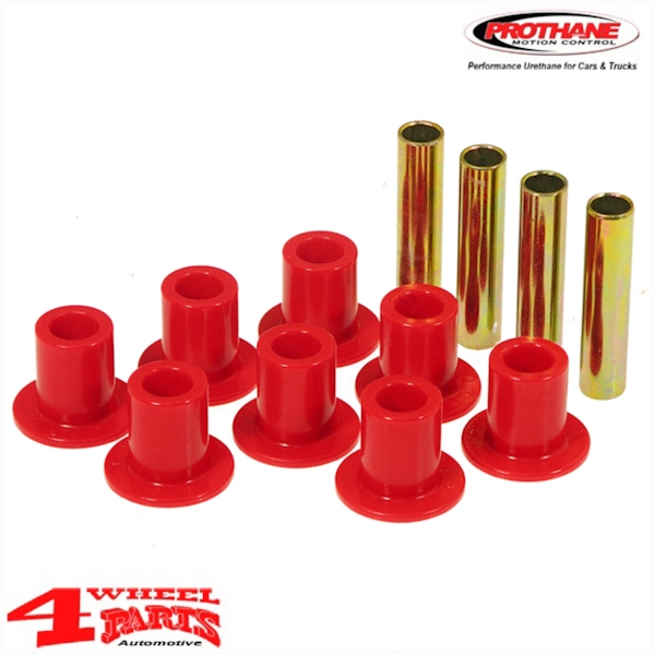 Leaf Spring Shackle Bushing Kit Front or Rear PU Red YJ year 87-95