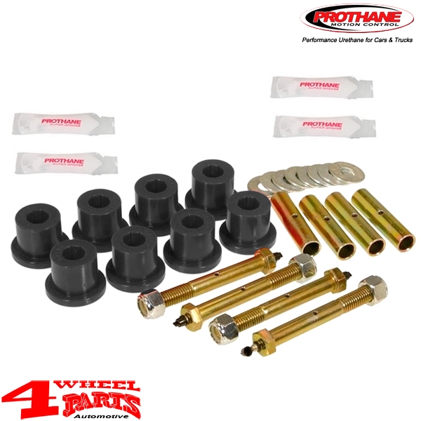 Blattfederbuchsen Set PU schwarz Mitte Wrangler YJ Bj. 87-95