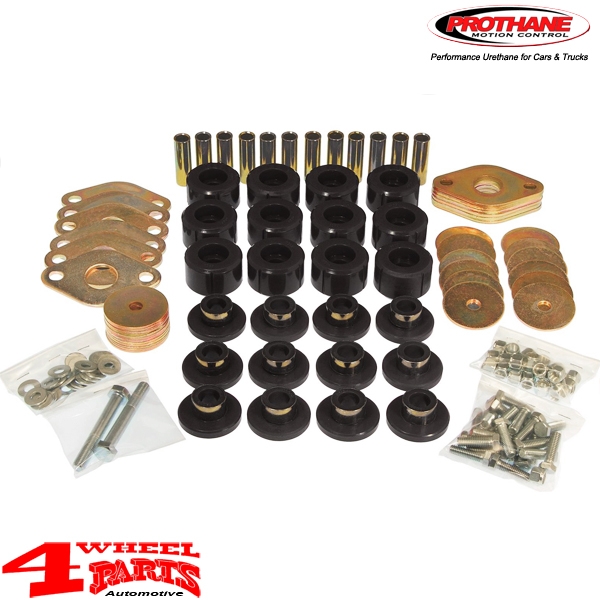 Body Mount Kit PU Black Jeep Wrangler JK year 07-18 4-doors