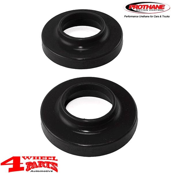 Coil Spring Isolators Set Front PU Black Wrangler TJ year 97-06