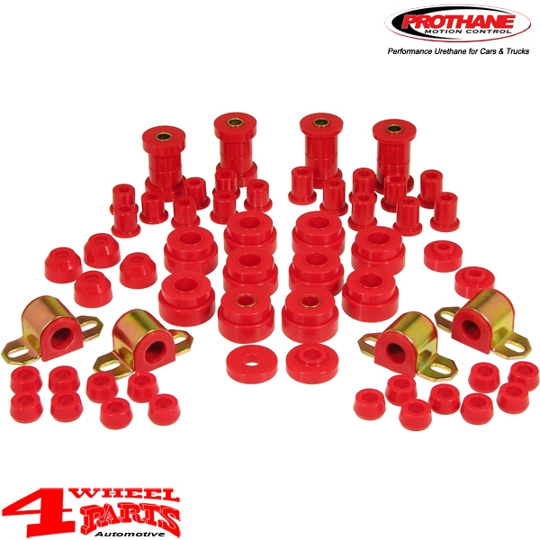 Total Body and Suspension Bushing Set PU Red CJ year 76-79