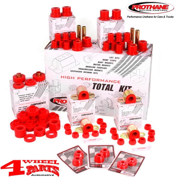 Total Body and Suspension Bushing Set PU Red CJ year 76-79