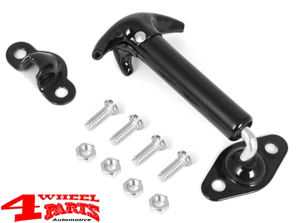 Windshield Hood Catch Black Willys MB + GPW year 41-45