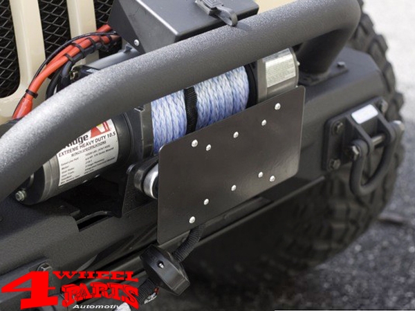 Winch Hawse Fairlead License Plate Mounting Bracket