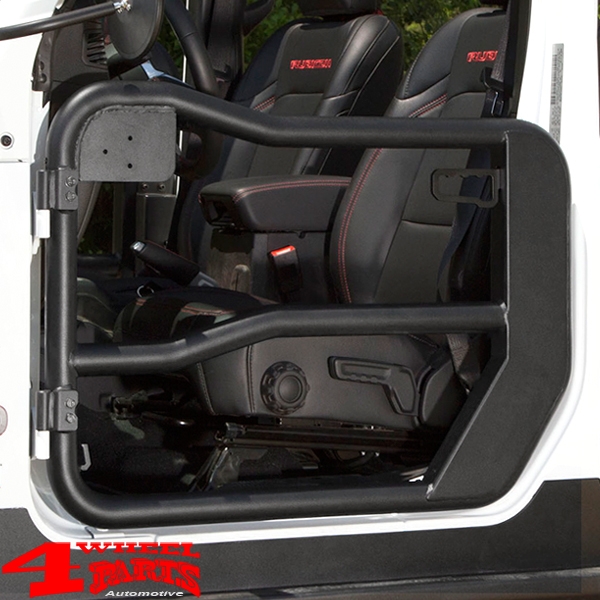 Fortis Tube Doors schwarz vorne Wrangler JL JT Bj. 18-24 2- + 4-Türer