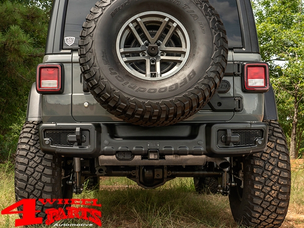 Rear Bumper Spartacus Steel Black Jeep Wrangler JL year 18-24