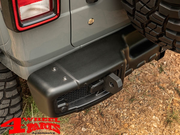 Rear Bumper Spartacus Steel Black Jeep Wrangler JL year 18-24
