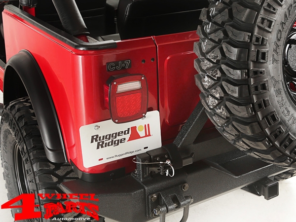 Reserveradhalter für XHD Bumper CJ + Wrangler Bj. 76-06