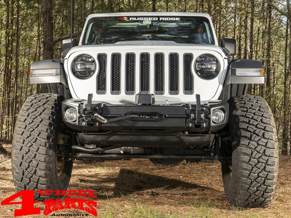 Frontstoßstange Arcus kurz schwarz Wrangler JL JT Bj. 18-24