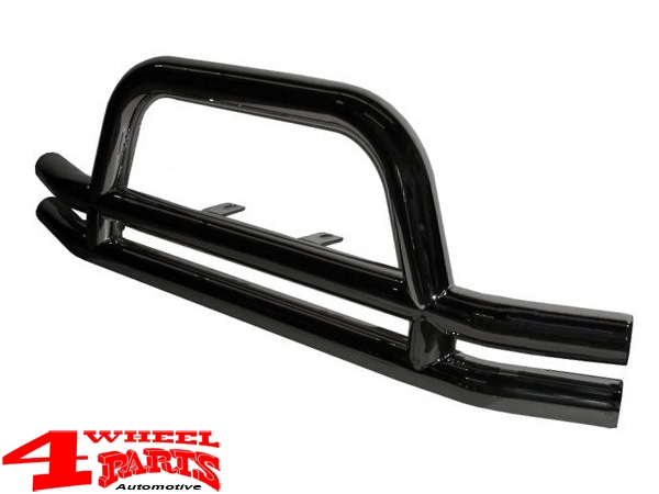 Front Tube Bumper Steel Black powder coated with over Rider Jeep CJ +  Wrangler YJ TJ year 76-06