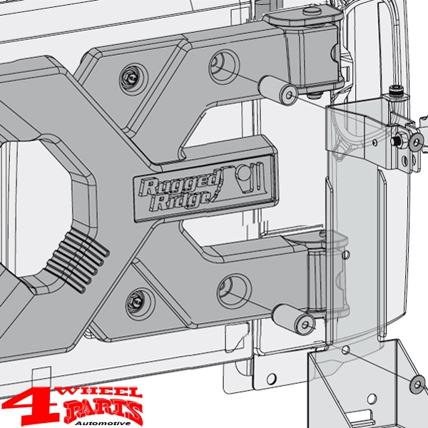 Off-Road Hi-Lift Spacer Kit for Spartacus Tire Carrier Wrangler JK year 07-18