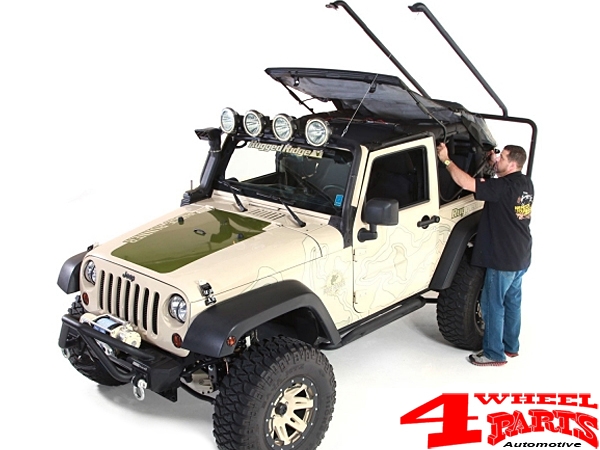 Overhead Roof Rack Sherpa Wrangler JK year 07-18 2-doors