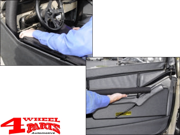Armauflage Pad Halbtüren Paar CJ + Wrangler YJ TJ Bj. 76-06