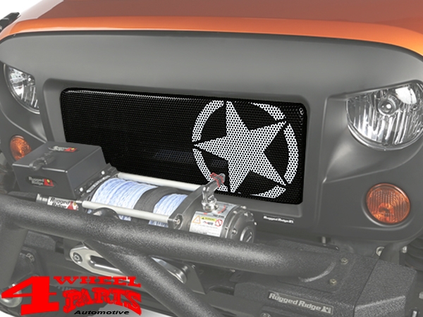 Grille Overlay Insert Spartan "Star" Jeep Wrangler JK year 07-18