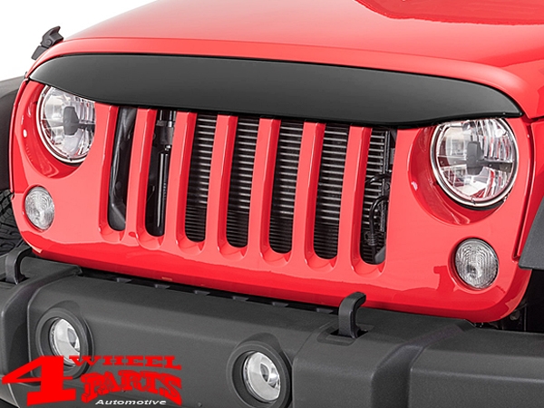 Front Grille Mask Night Hawk Light Brow Molded Paintable Evil Eye Jeep  Wrangler JK year 07-18 | 4 Wheel Parts