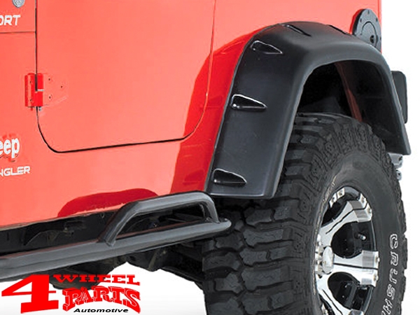 Kotflügelverbreiterung 15,5cm Pocket Style 6-teilig Wrangler TJ 97-06