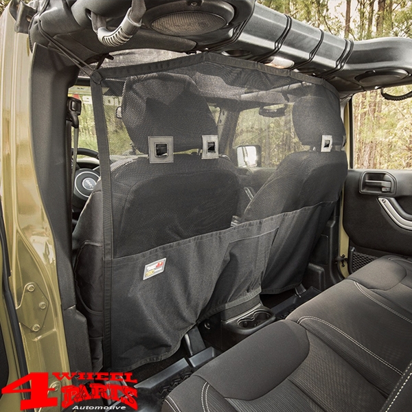 Gepäckraumnetz Laderaumabtrennung Windschott C2 Cargo Curtain Jeep Wrangler  JK Unlimited Bj. 07-18 2 + 4-Türer