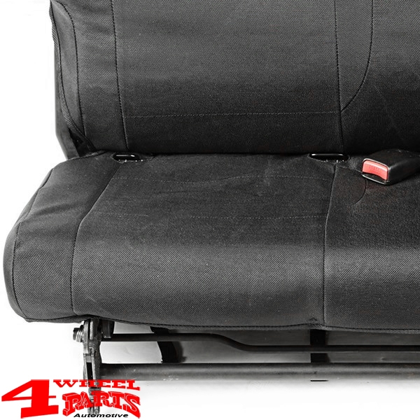 Seat Cover Rear Black Ballistic Wrangler JK 07-10 2-doors