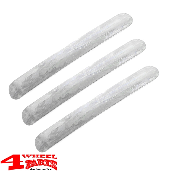 Door Handle Inserts Alu Raw Wrangler JK year 07-18 2-doors