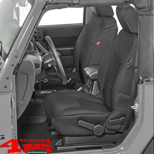 Sitzbezüge Set schwarz Neopren Wrangler JK Bj. 13-18 2-Türer