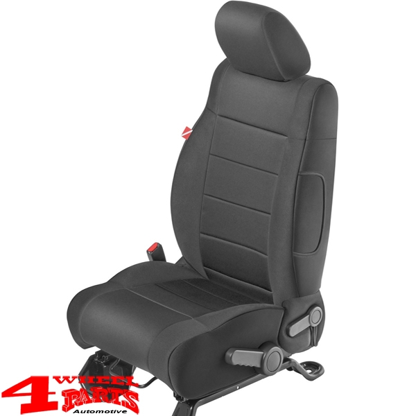 Sitzbezüge Set schwarz Neopren Wrangler JK Bj. 11-12 4-Türer