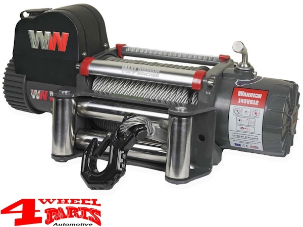 Winch Warrior Samurai 145VS12 6500kg 14500lb 12V with Steel Cable