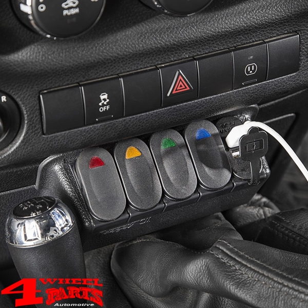 Dash Board Dual USB Port Wrangler TJ JK year 97-18
