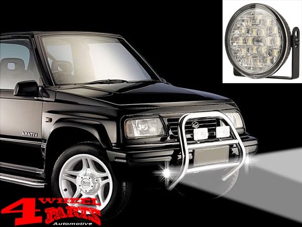 Universelles LED Tagfahrlicht Set mit Dimm- und Standlichtfunktion für Jeep  Wrangler Cherokee Grand Cherokee Compass